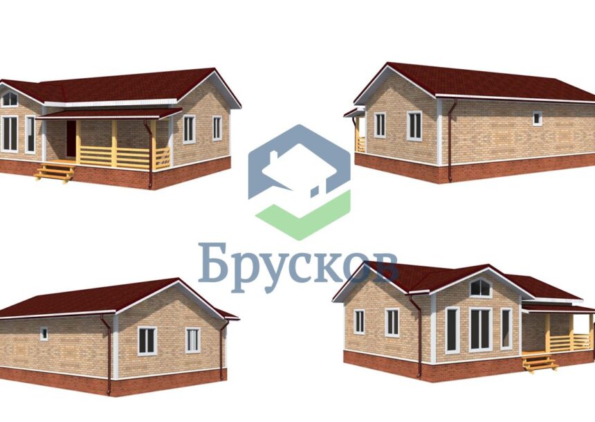 проекты домов из бруса для проживания